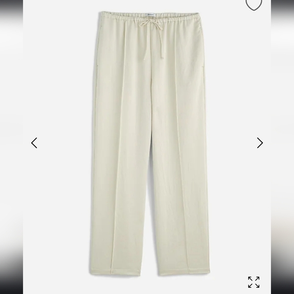 Madewell Pintucked Slim Pull-On Pants in Satin - Picture 6 of 6
